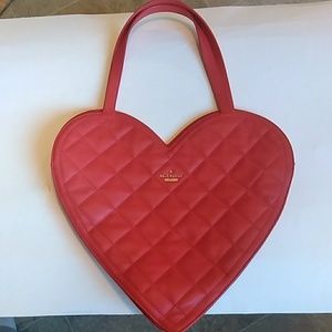 Kate Spade secret admirer quilted heart tote